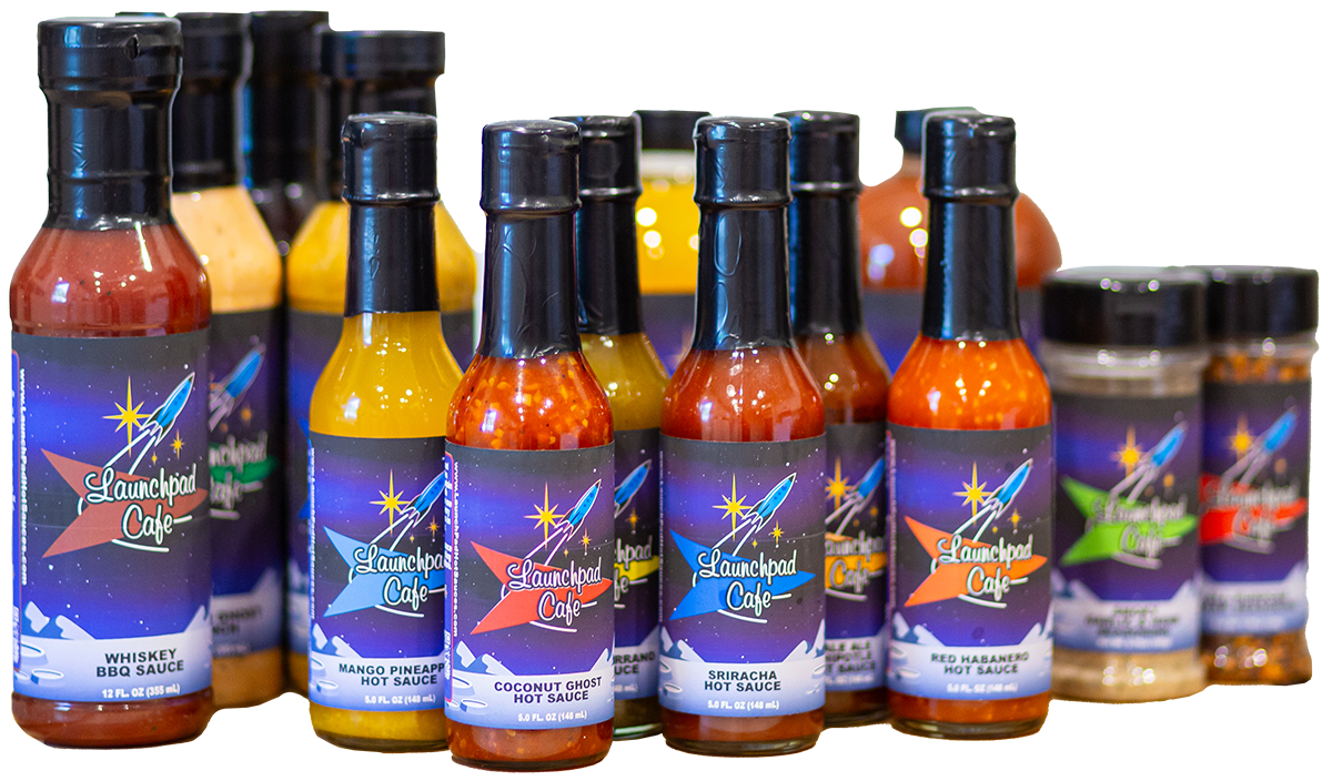 Our Products Launch Pad Hot Sauces 